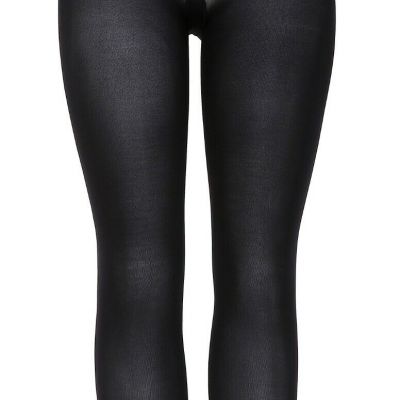 Wolford L78605 Black Velvet 66 Leggings Women's Size Medium